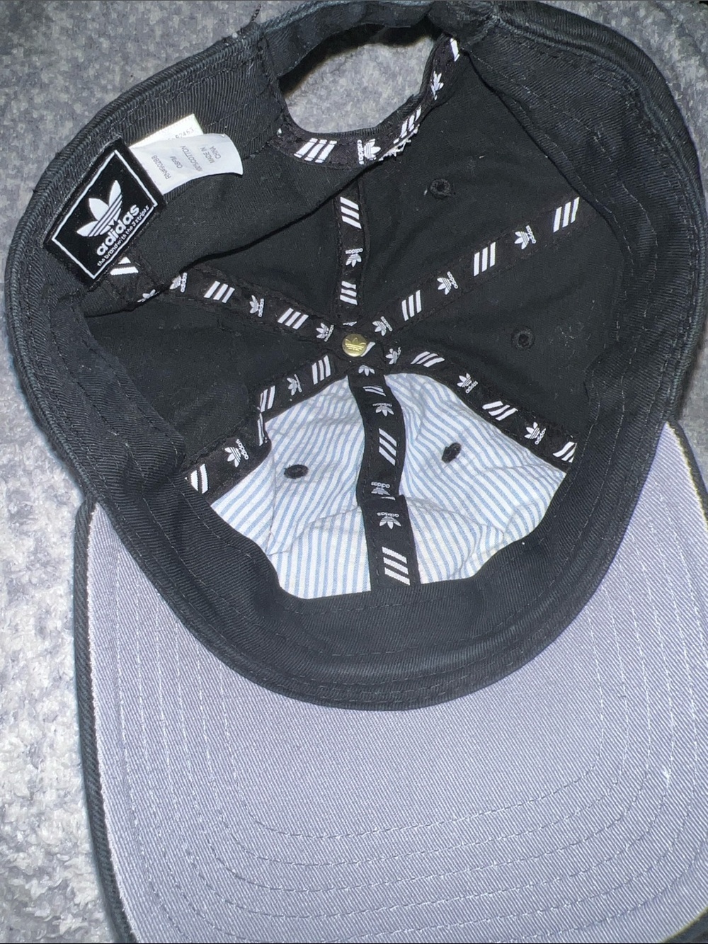 adidas 3-Pack Men’s Baseball Caps - Black, Olive, Purple - Picture 8 of 15